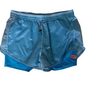 Nike Running Shorts Compression Biker Built in Two Layer - Size L